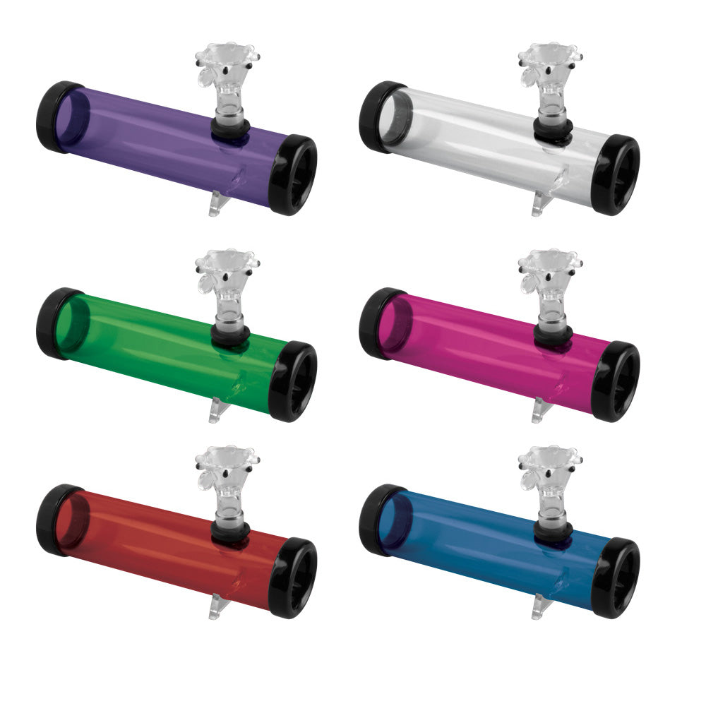 Acrylic Steamroller - 6" / Colors Vary - Smoke N’ Poke