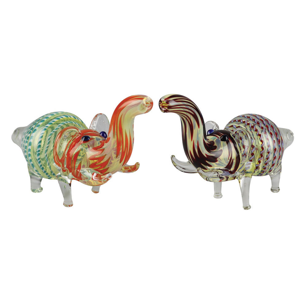 Elephant Glass Hand Pipe - 5.5" - Smoke N’ Poke