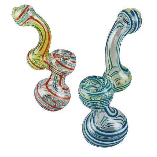 Mini Bubbler Glass Pipe - 5.5" - Smoke N’ Poke