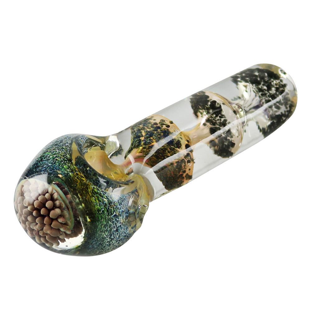 Fritted Glass Spoon Pipe - Smoke N’ Poke