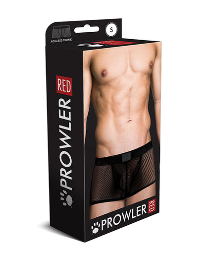 Prowler RED Fishnet Ass-less Trunk - Black MD
