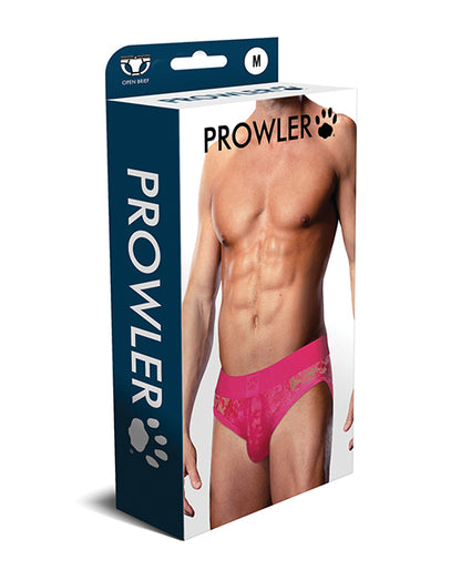 Prowler Lace Open Back Brief - Pink