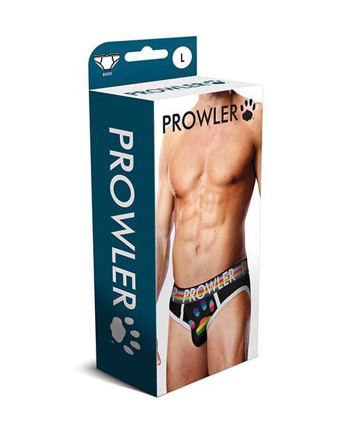 Prowler Oversized Paw Brief - Black/Multi XL