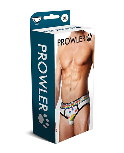 Prowler Oversized Paw Brief - White/Multi
