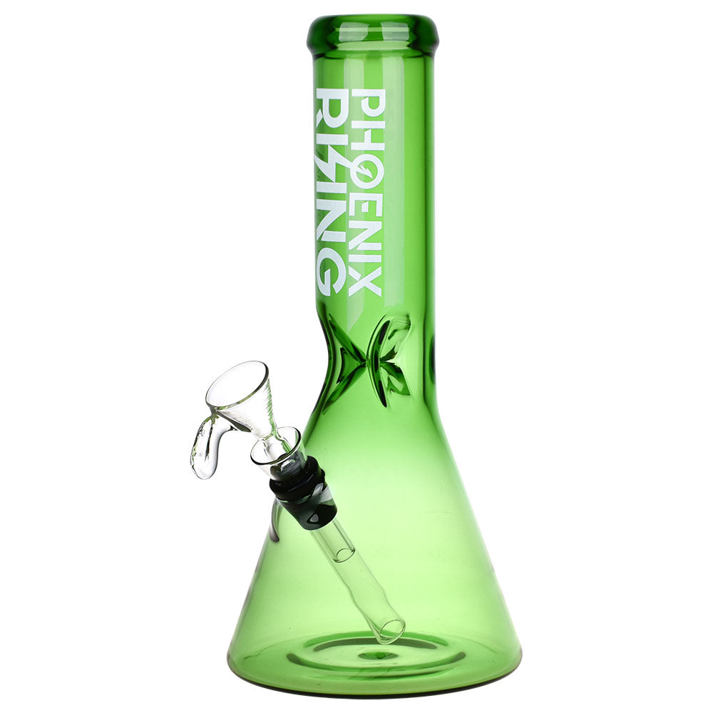 Phoenix Rising Full Color Glass Beaker Water Pipe | 9.25" - Smoke N’ Poke