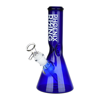 Phoenix Rising Transparent Color Glass Beaker Water Pipe | 9.25" | 14mm F