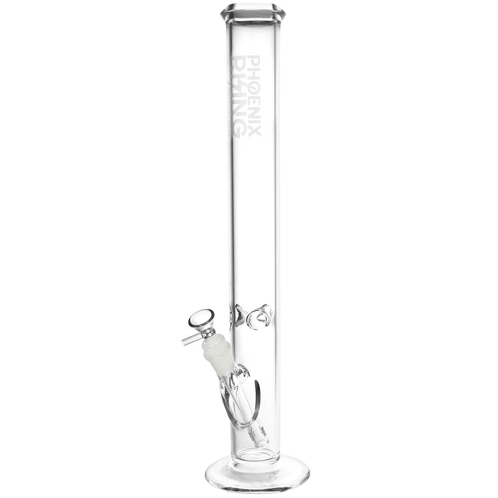 Phoenix Rising Straight Tube Water Pipe - Smoke N’ Poke