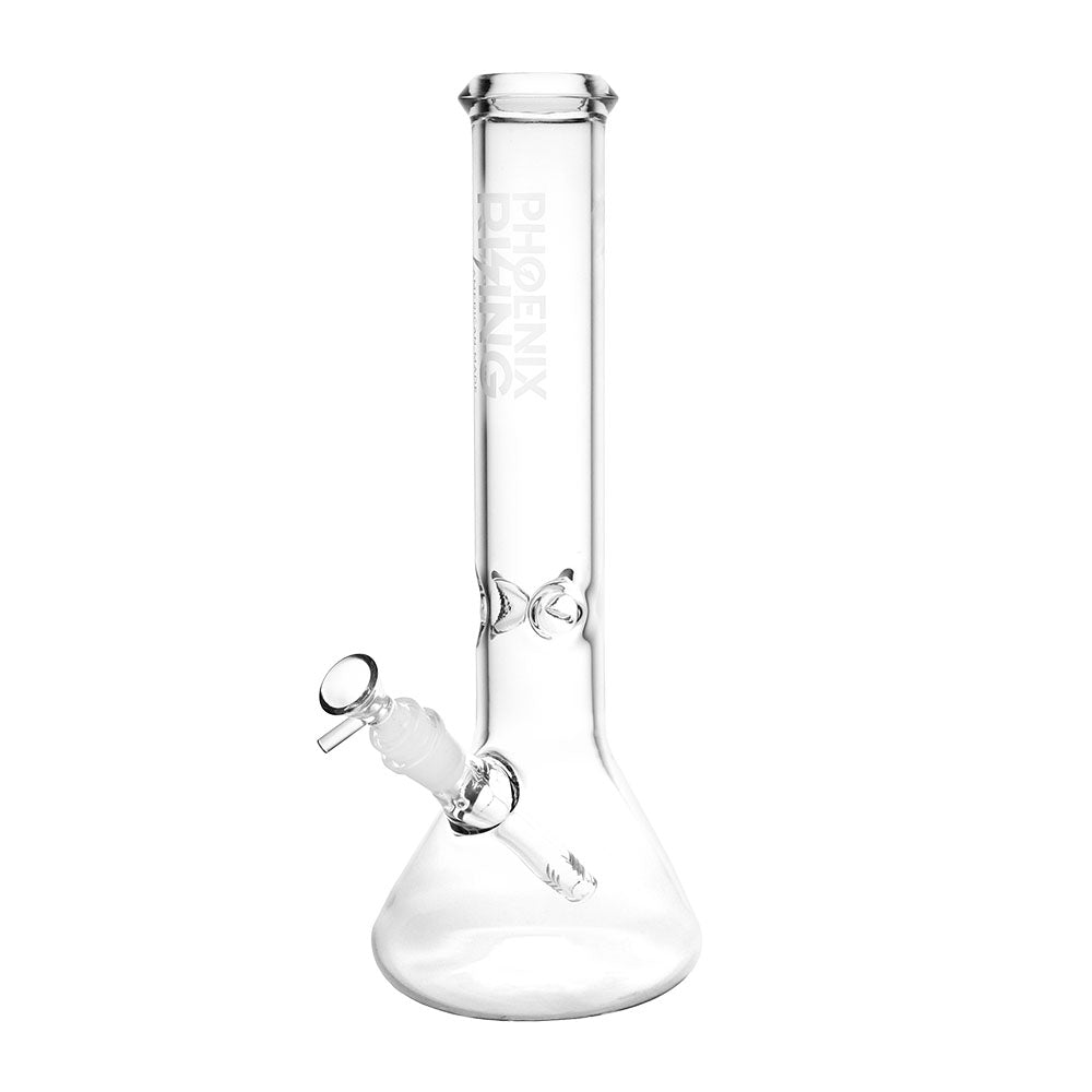 Phoenix Rising Basic Beaker Water Pipe - 14mm F - Smoke N’ Poke