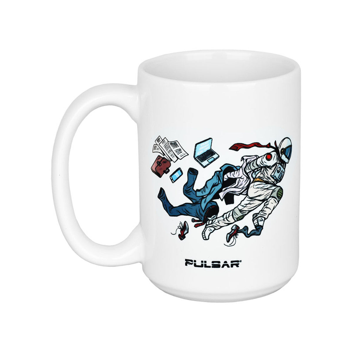 DR562 Pulsar Ceramic Mug - 15oz / Super Spaceman - Smoke N’ Poke