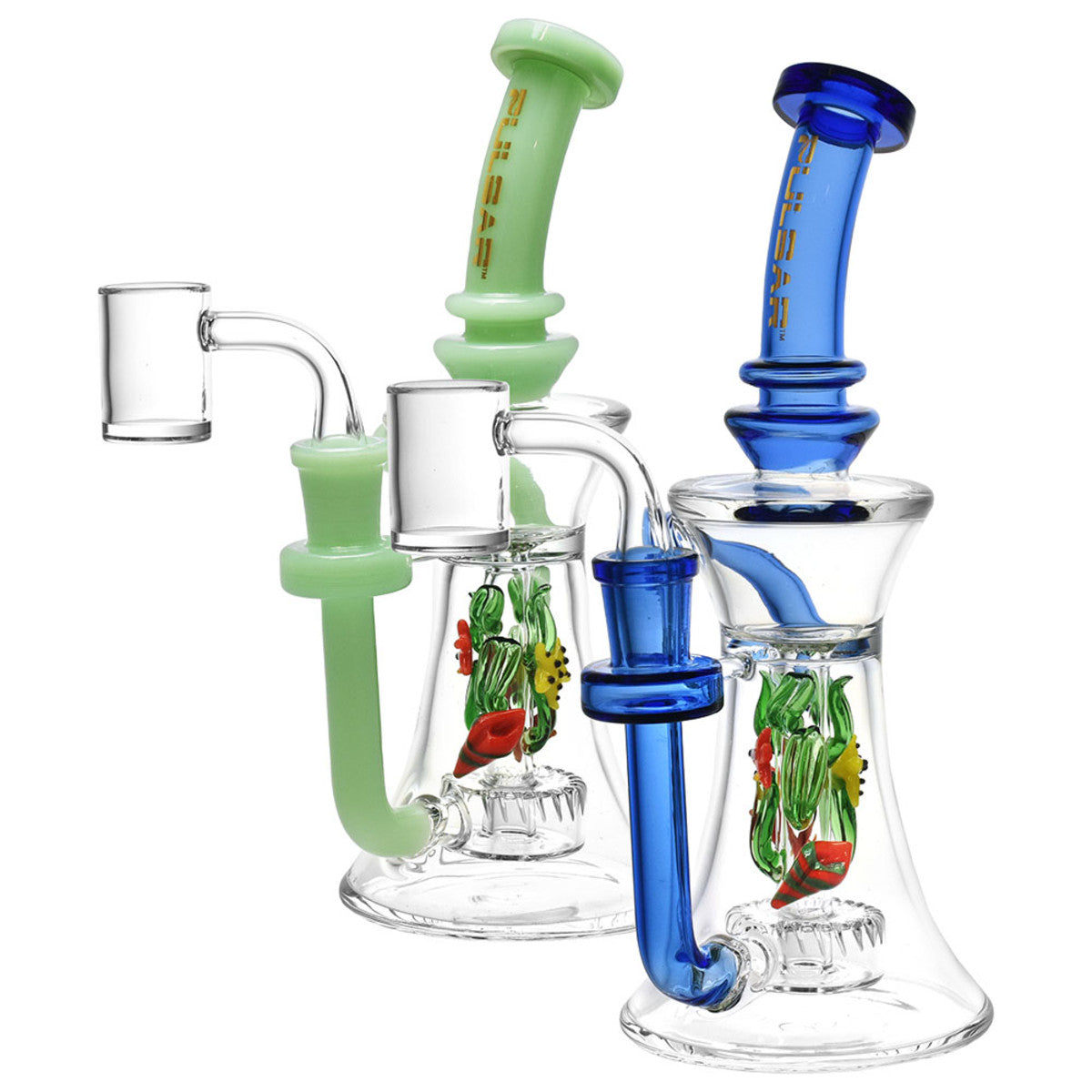 Pulsar Sea Habitat Recycler Dab Rig | 8.5" | 14mm F - Smoke N’ Poke