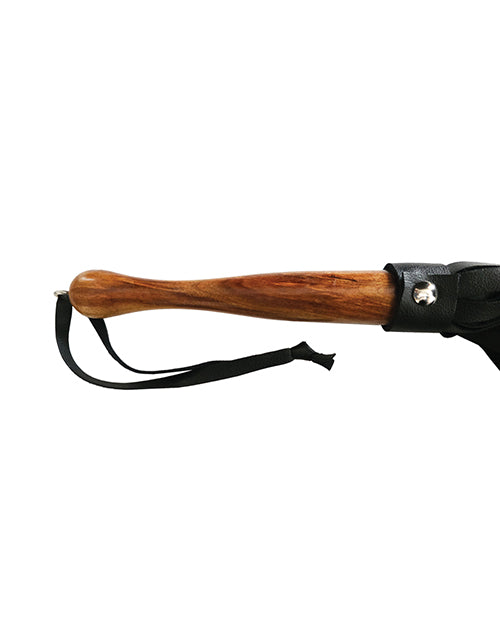 Rouge Fetish Play Vegan Flogger - Black