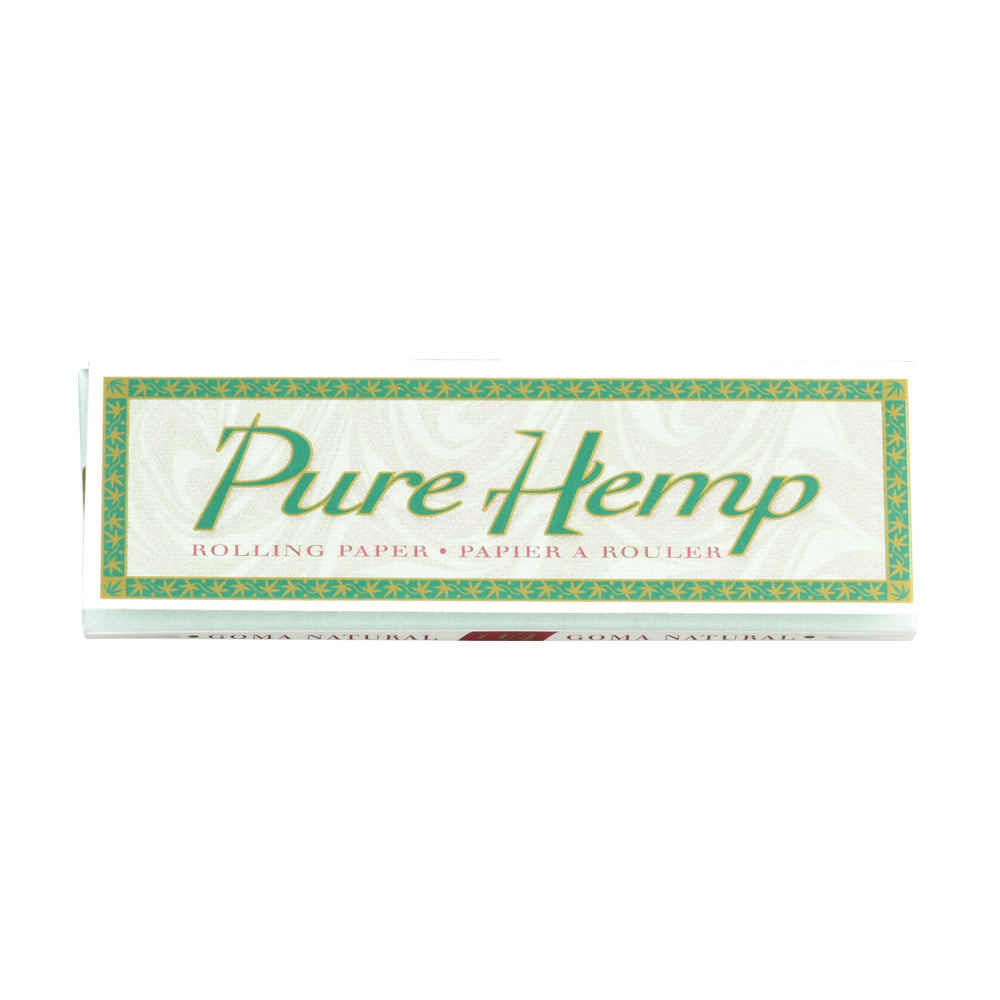 25pc Pure Hemp 1 1/4 Rolling Papers Display - Smoke N’ Poke