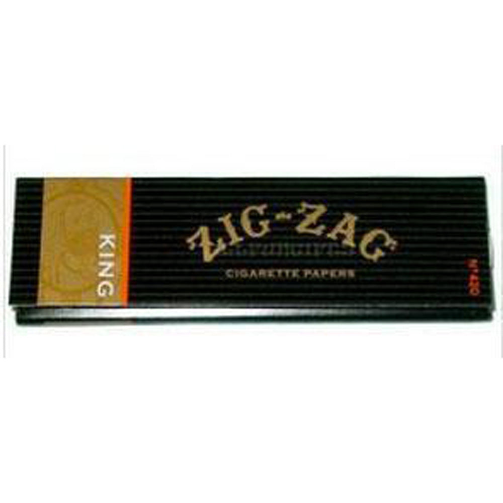 24PC DISPLAY- Zig Zag Slow-Burning Rolling Papers - Kingsize - Smoke N’ Poke