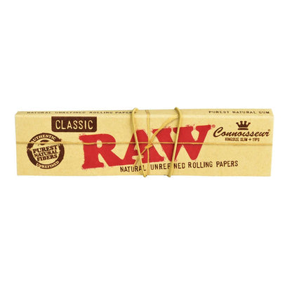 Raw Connoisseur Rolling Papers w/ Tips - Smoke N’ Poke