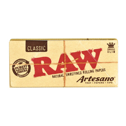 RAW Artesano Kingsize Slim Rolling Papers - Smoke N’ Poke