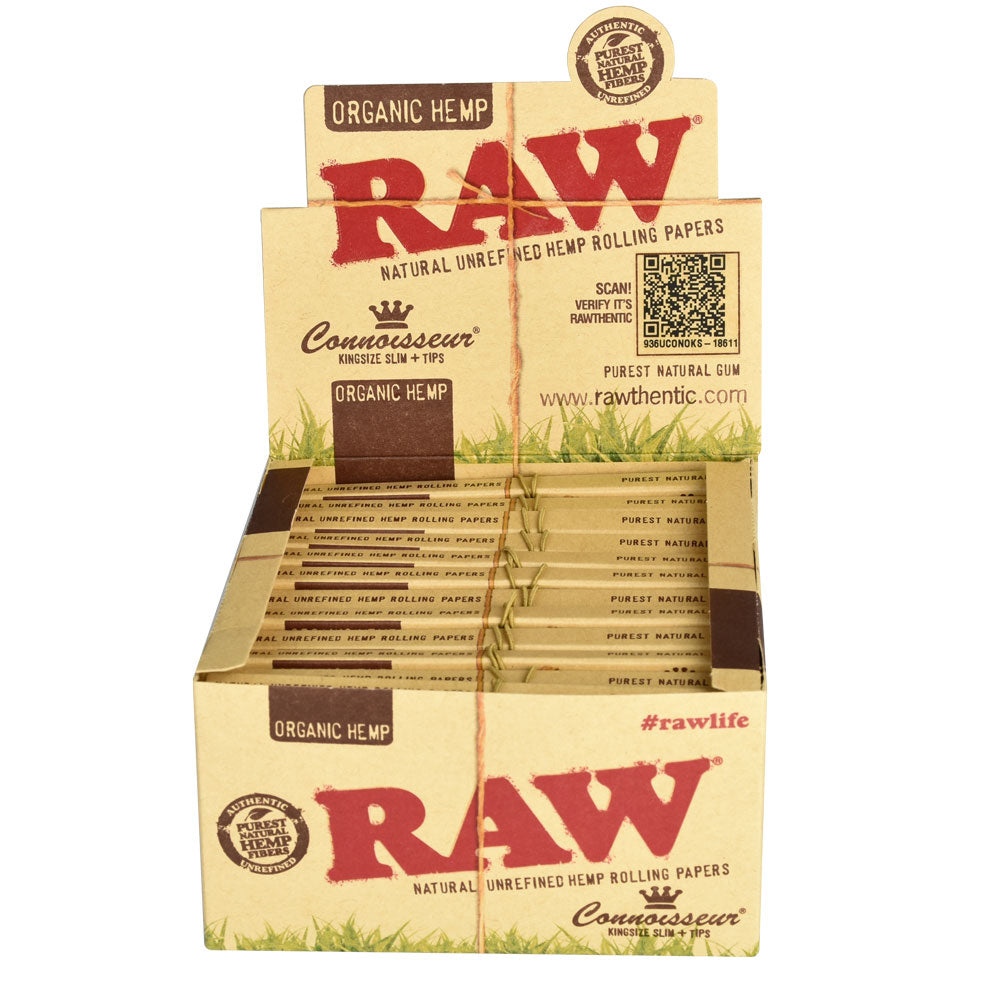 RAW Organic Connoisseur Rolling Papers | Kingsize - Smoke N’ Poke