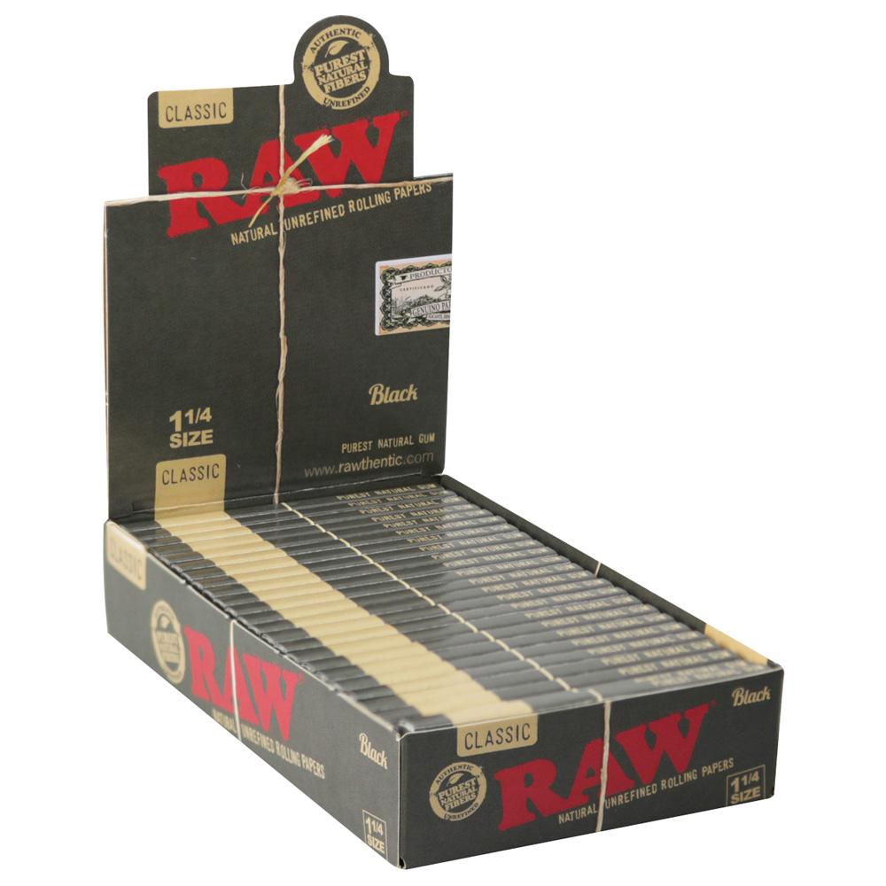 Raw Black Classic Rolling Papers - Smoke N’ Poke