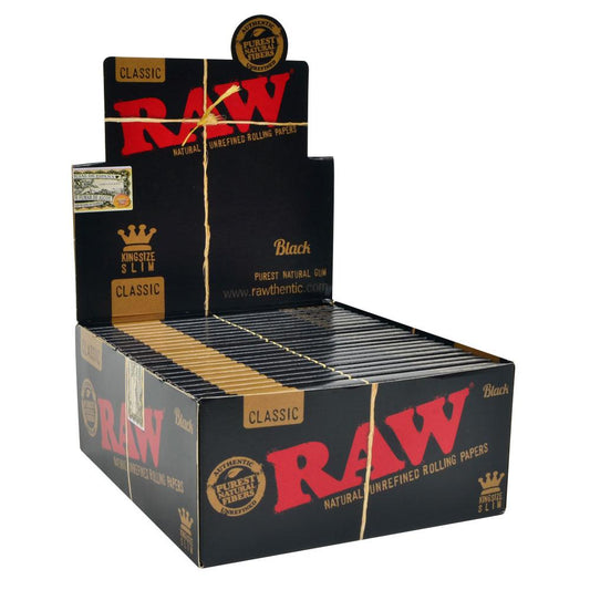 Raw Black Classic Rolling Papers - Smoke N’ Poke