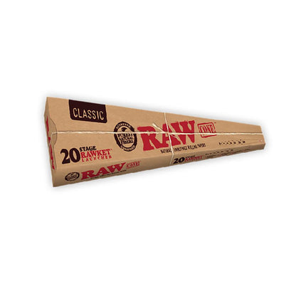 Raw Classic 20 Stage Rawket Launcher Pre-rolled Cones - Smoke N’ Poke