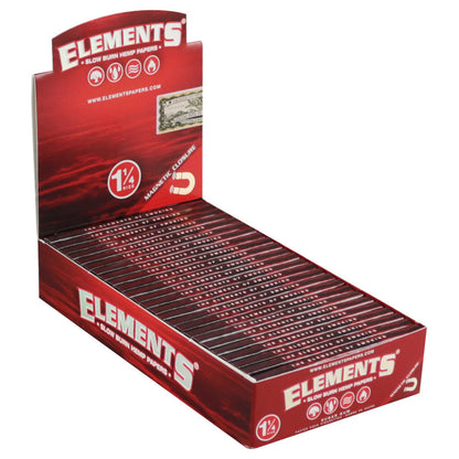 Elements Red Slow Burn Hemp Rolling Papers - Smoke N’ Poke