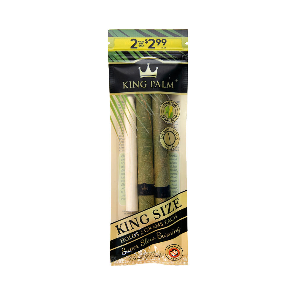 20PC DISPLAY - King Palm Pre-Roll Wraps - 2PK / King Size - Smoke N’ Poke