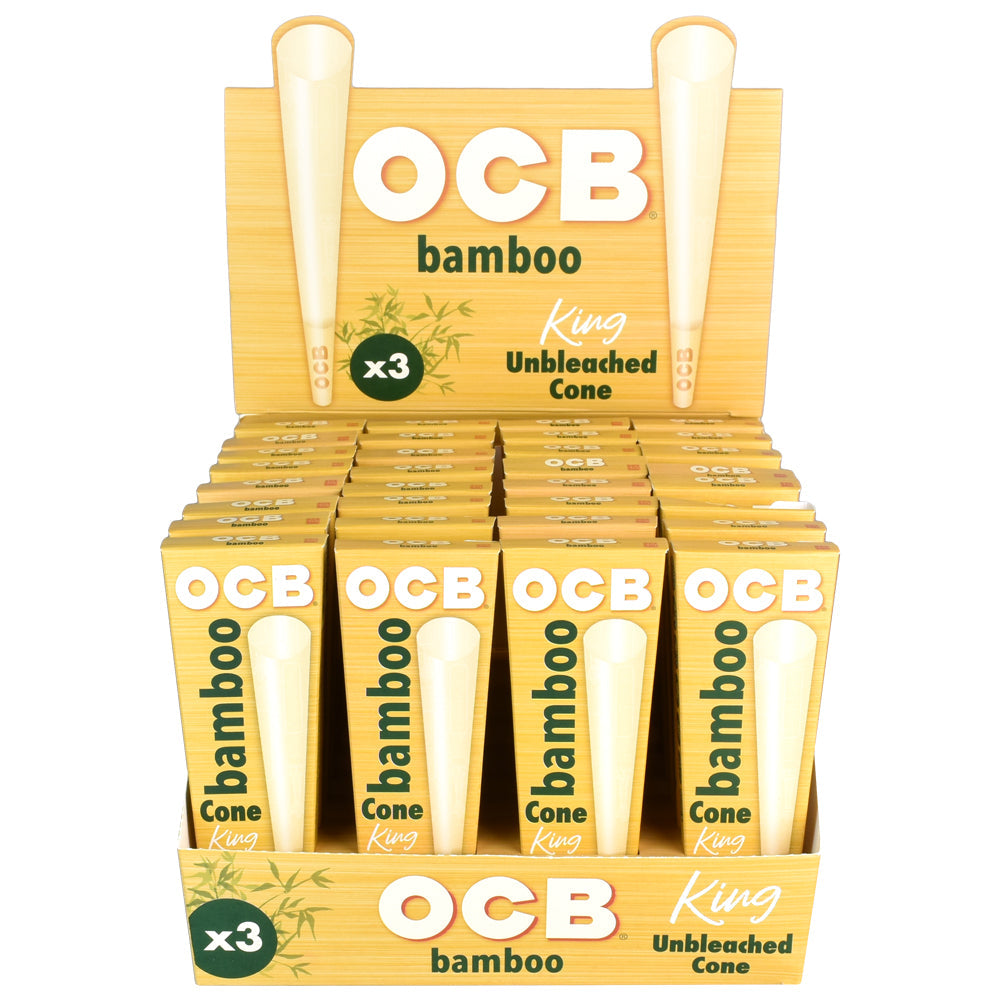 OCB Bamboo Unbleached Cones - Smoke N’ Poke