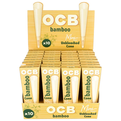 OCB Bamboo Unbleached Cones - Smoke N’ Poke