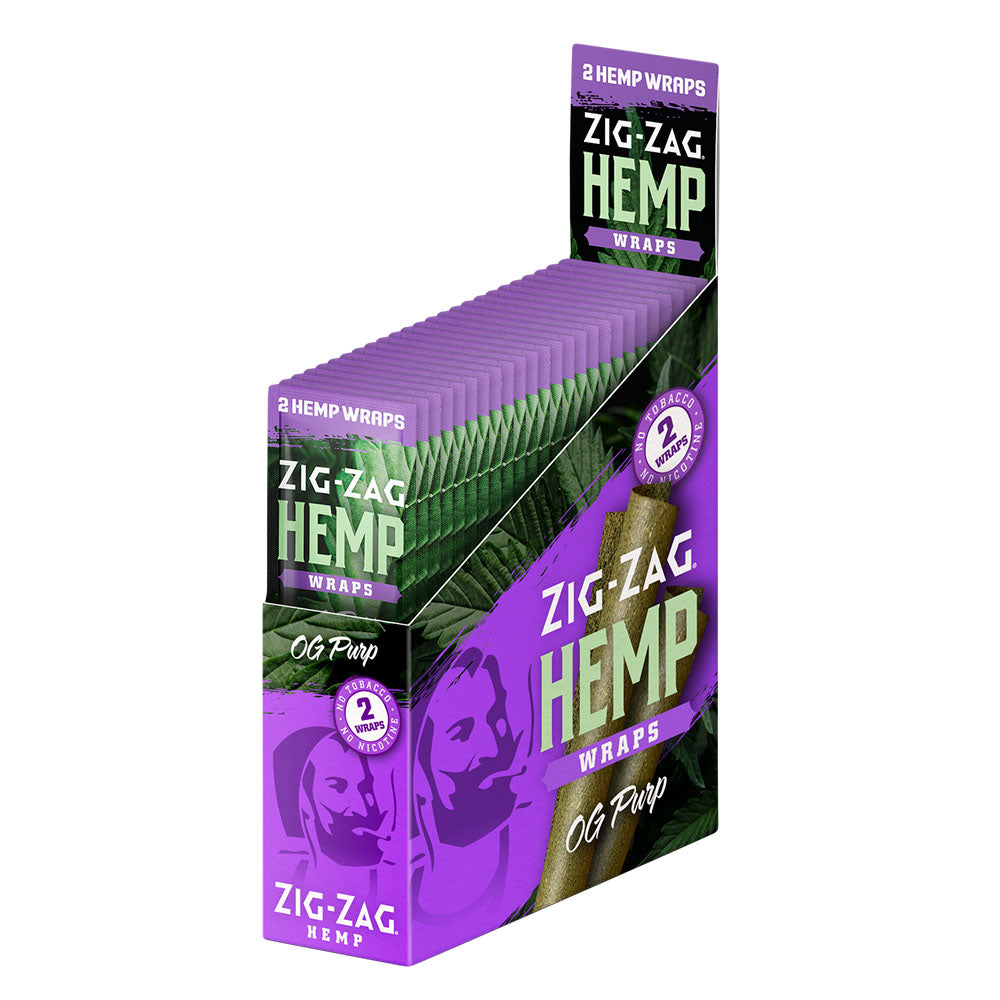 Zig Zag Hemp Wraps - 2pk - Smoke N’ Poke