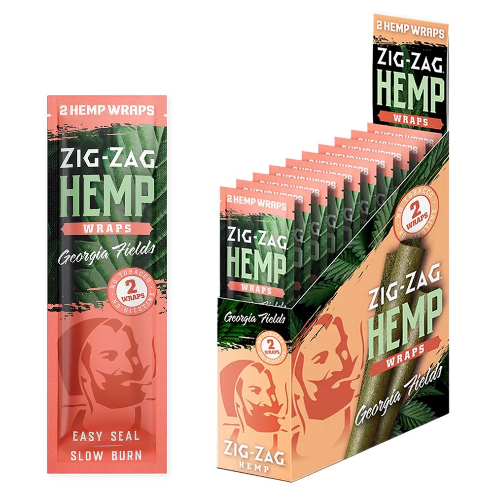 Zig Zag Hemp Wraps - 2pk