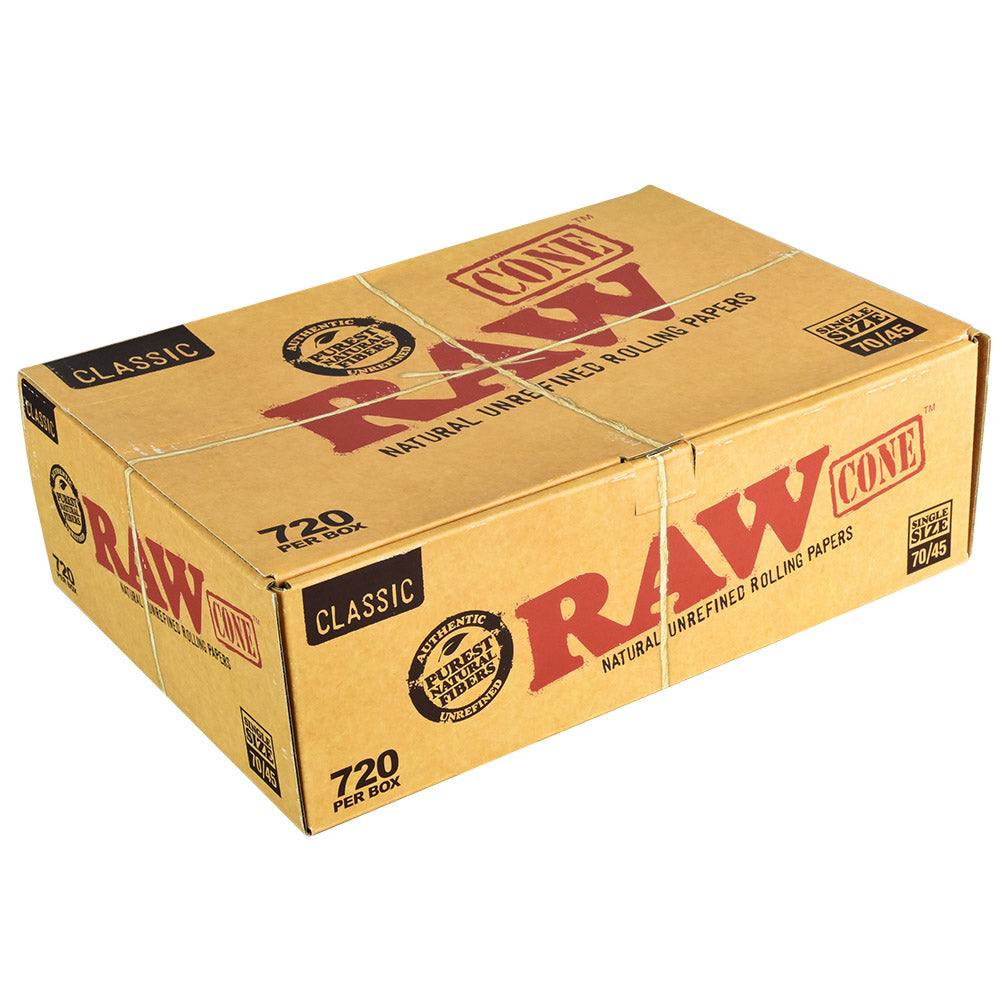 720PC - RAW Classic Single Size Bulk Cones - 70/45 - Smoke N’ Poke