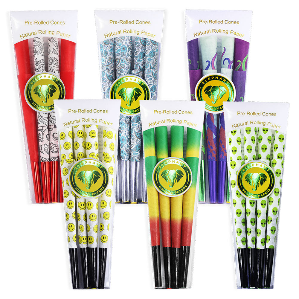 Elephant Papers Pre-Rolled Cones - 8pk - Smoke N’ Poke