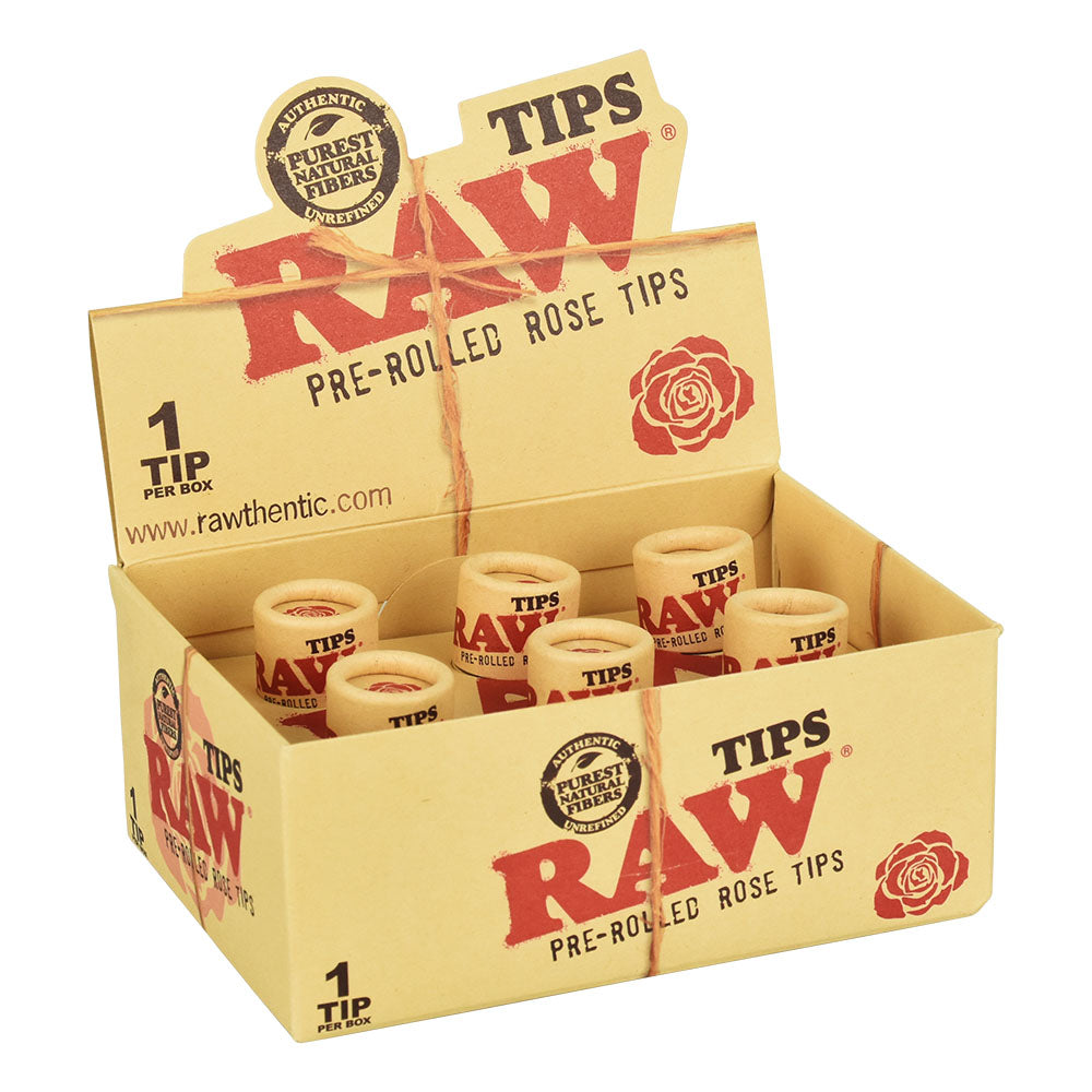 6PC DISPLAY - RAW Pre-Rolled Rose Tip - Smoke N’ Poke