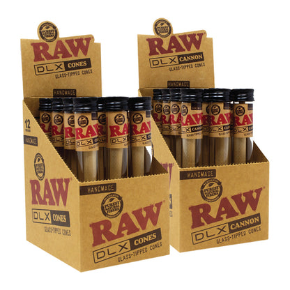 12PC DISP - Conos con punta de vidrio RAW DLX