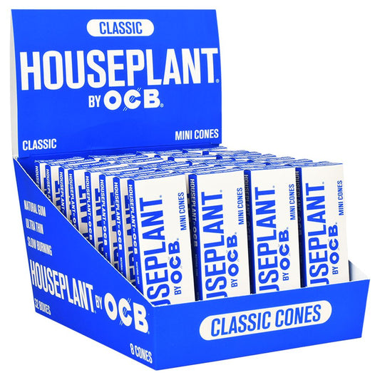 32CT DISPLAY - Houseplant by OCB Cones - Classic / 8pc / Mini