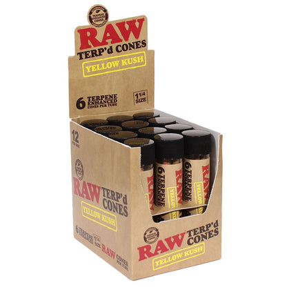 RAW TERP'd Cones | 1 1/4 | 6pc | 12pk Display