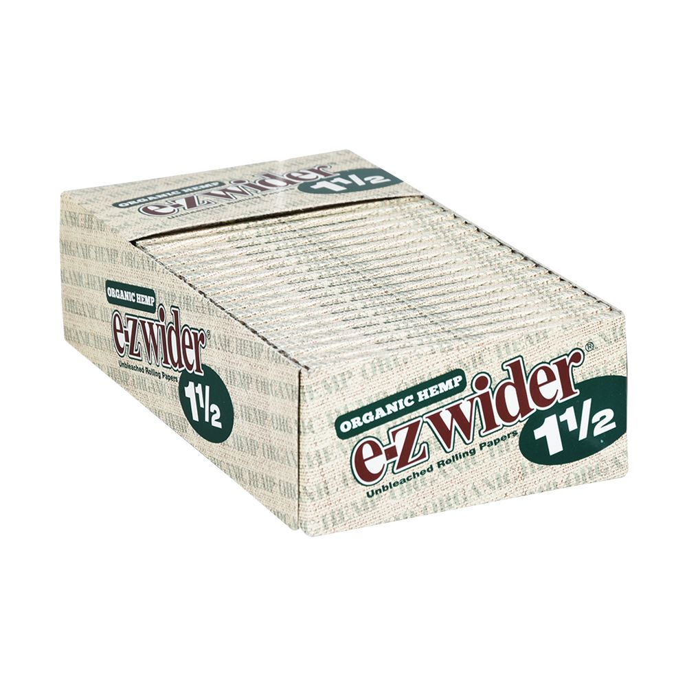 EZ Wider Organic Hemp Rolling Papers | 24pc| 24pk Display