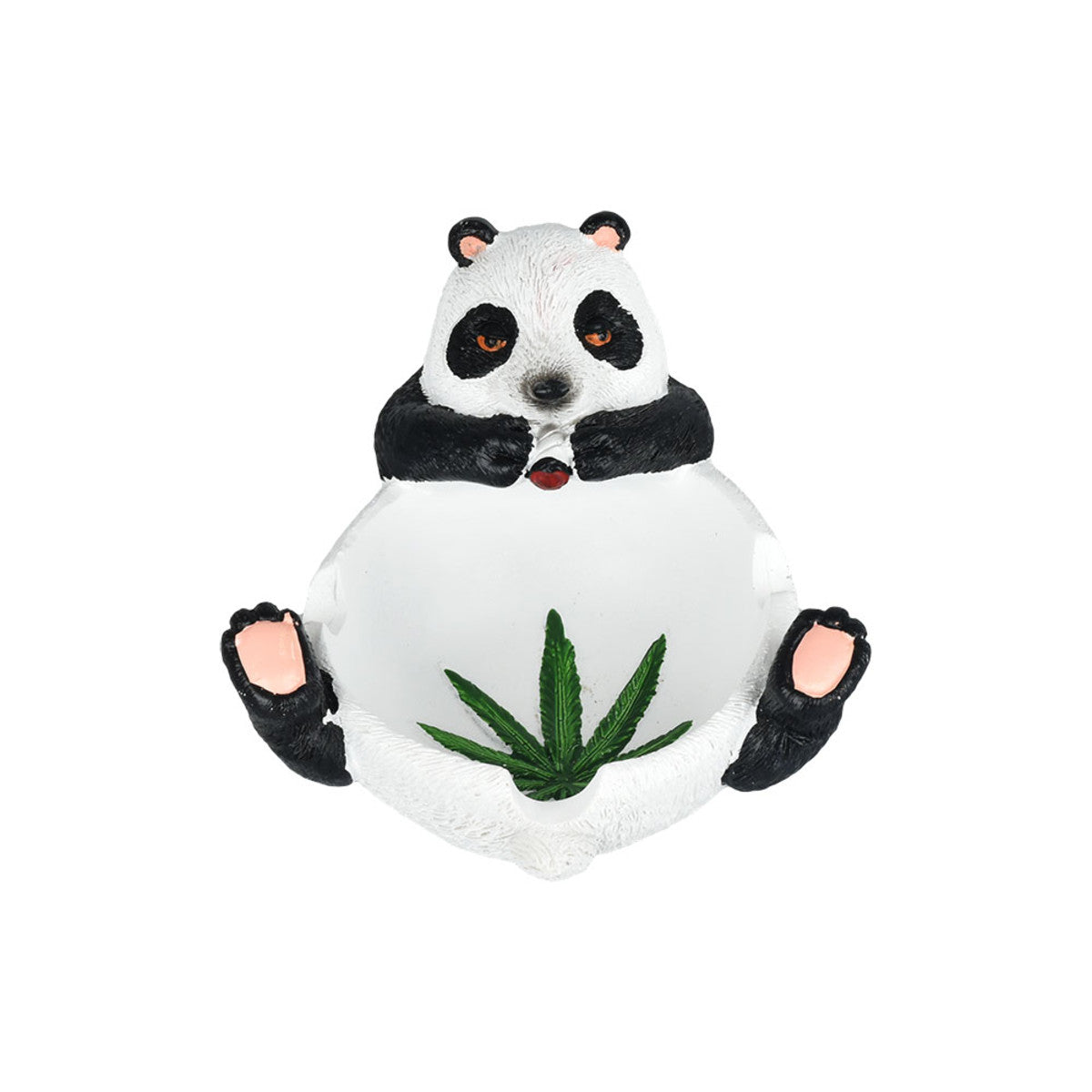 Relaxed Stoner Panda Ashtray | 5.25"x4.5" - Smoke N’ Poke