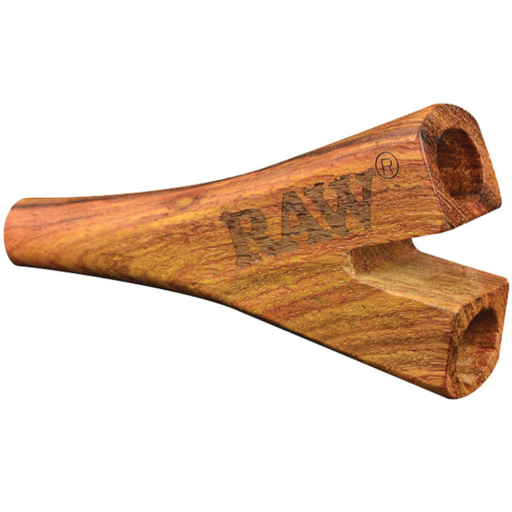 RAW Double Barrel Wooden Cig Holder | Supernatural - Smoke N’ Poke