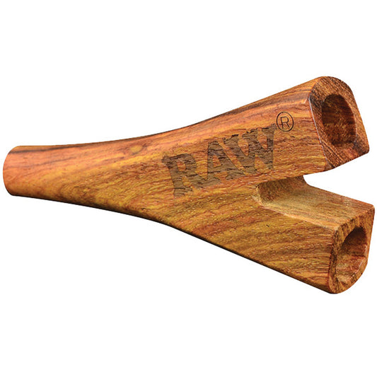 RAW Double Barrel Wooden Cig Holder | Supernatural - Smoke N’ Poke