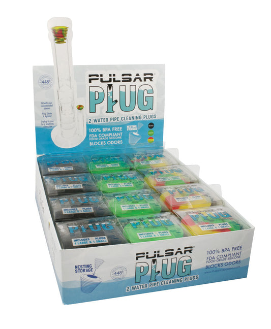 12PC DISPLAY - Pulsar Plug - Assorted Colors - Smoke N’ Poke