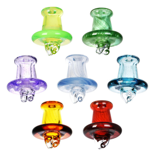 Pulsar Transparent Vortex Thermal Carb Cap-32mm/Colors Vary - Smoke N’ Poke