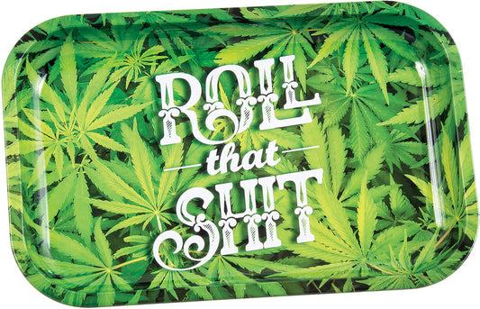 Roll That Shit Metal Rolling Tray - Smoke N’ Poke