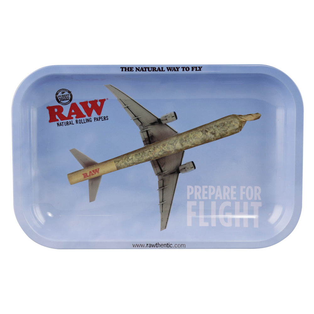 RAW Rolling Tray | Prepare for Flight |Small - Smoke N’ Poke