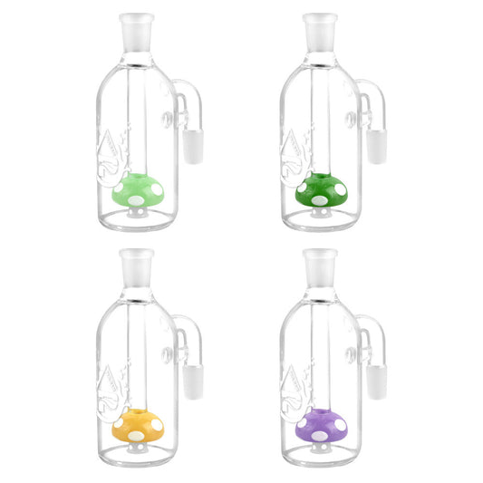 Pulsar Mushroom Ashcatcher - Colors Vary - Smoke N’ Poke