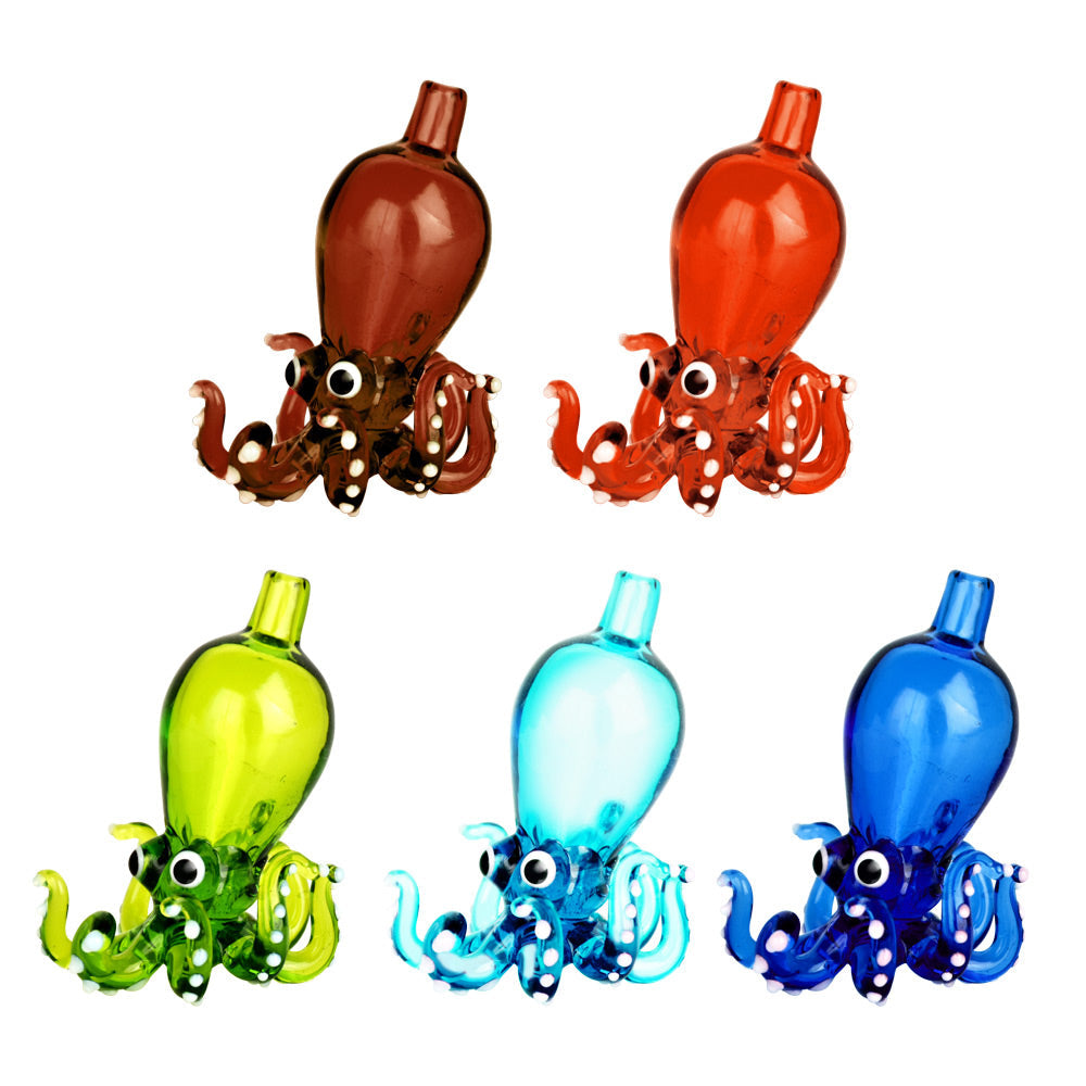 Octopus Directional Carb Cap - 23mm / Colors Vary - Smoke N’ Poke