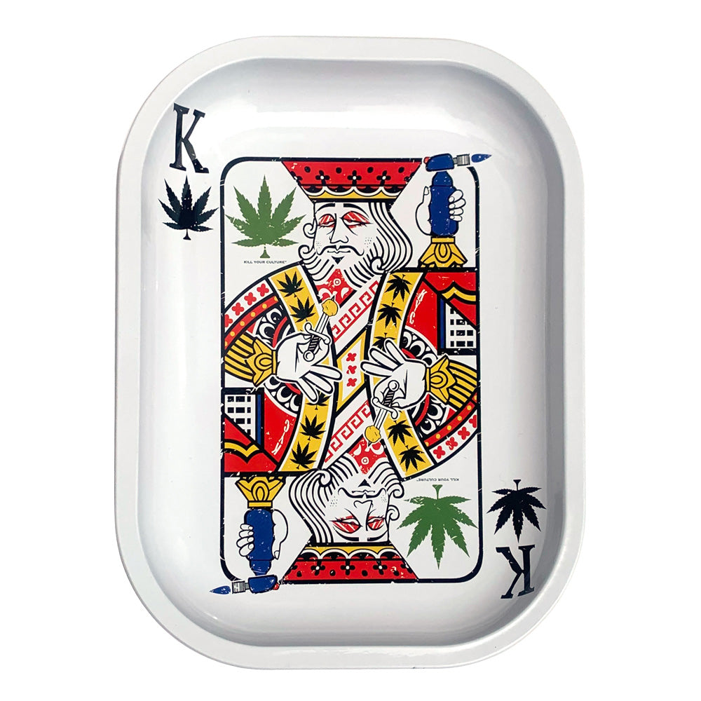 Kill Your Culture Rolling Tray - 5.5"x7" / King of Concentrates - Smoke N’ Poke