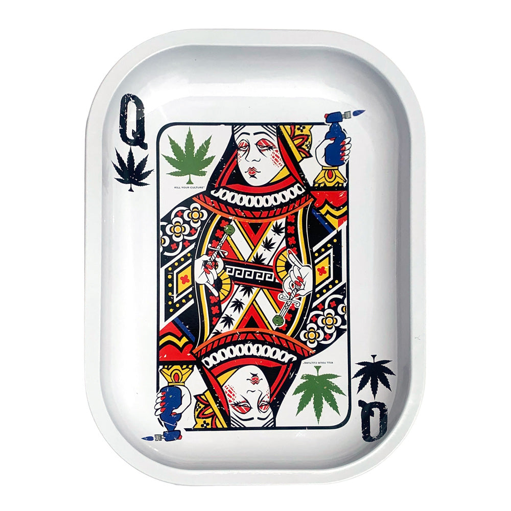 Kill Your Culture Rolling Tray - 5.5"x7" / Queen of Concentrates - Smoke N’ Poke