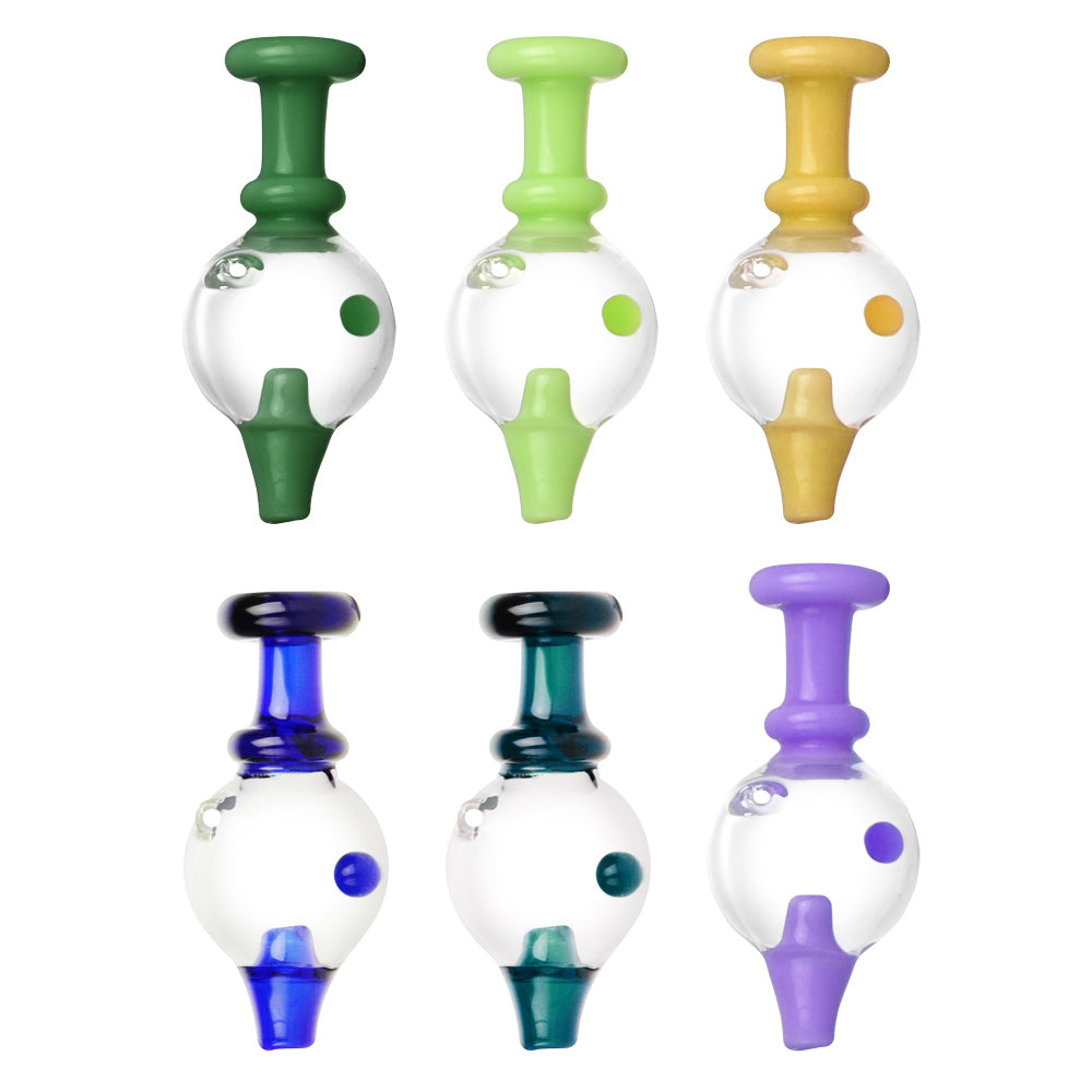 Pulsar Spinning Ball Carb Cap - 28mm / Colors Vary - Smoke N’ Poke