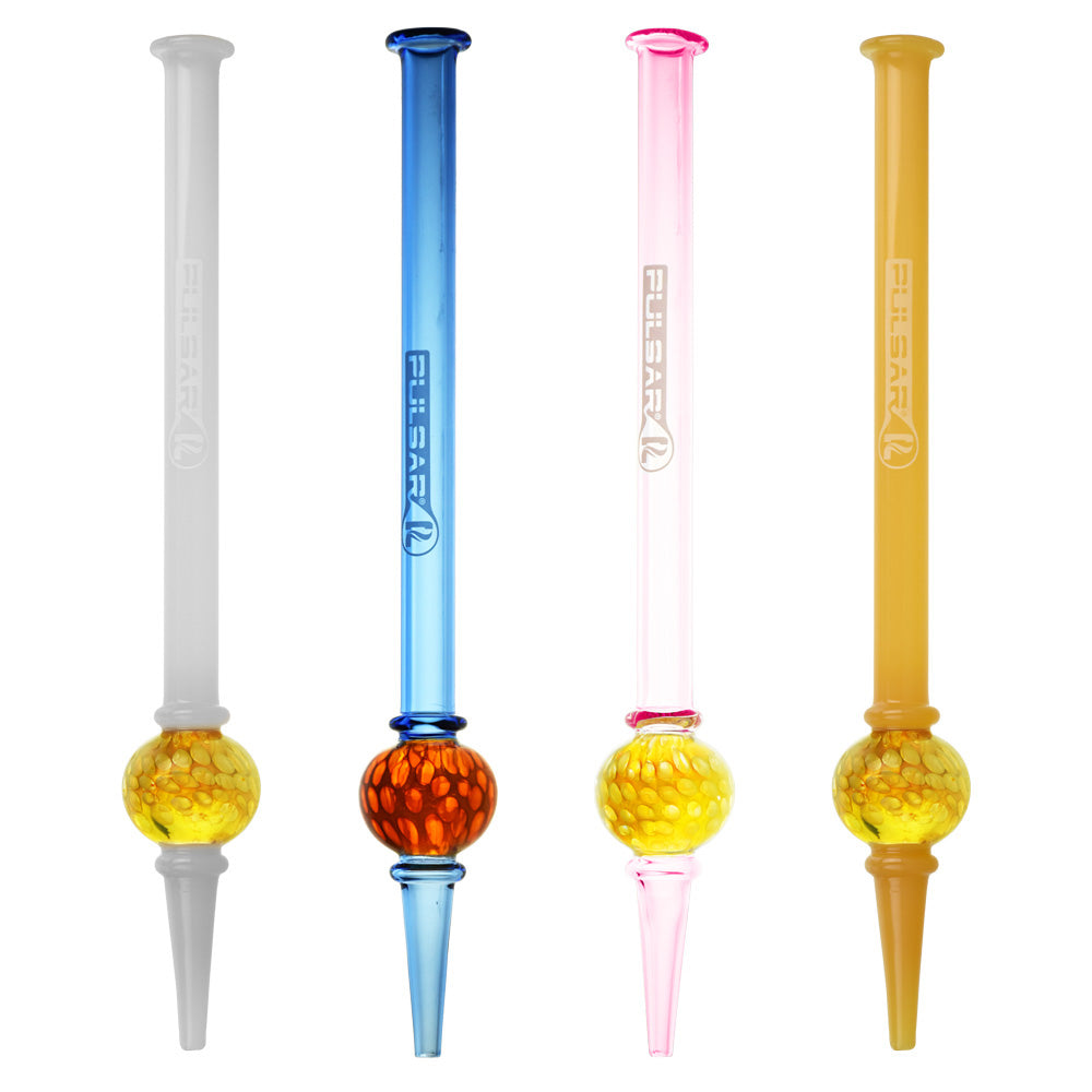 Pulsar Melting Bubble Dab Straw - 8.5" / Colors Vary - Smoke N’ Poke