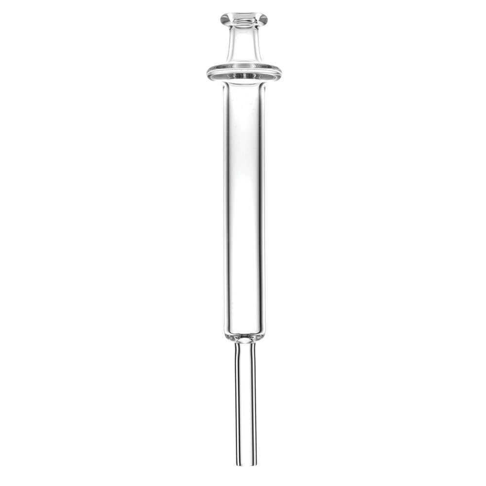 Quartz Minimalist Syringe Dab Straw - Smoke N’ Poke